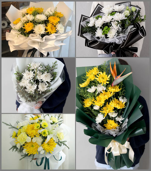 安徽亳州市蒙城县立仓镇陆瓦房村白事花束代送